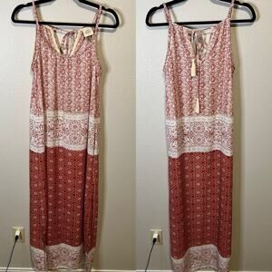 Knox Rose Red Floral Maxi Dress Size XS